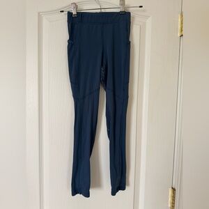 Kerrits Girls Size Medium Blue Riding Pants Tights Grip